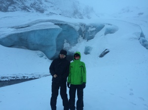 The glacier at Eyjafjallajokull.