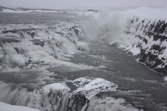Gullfoss waterfall.