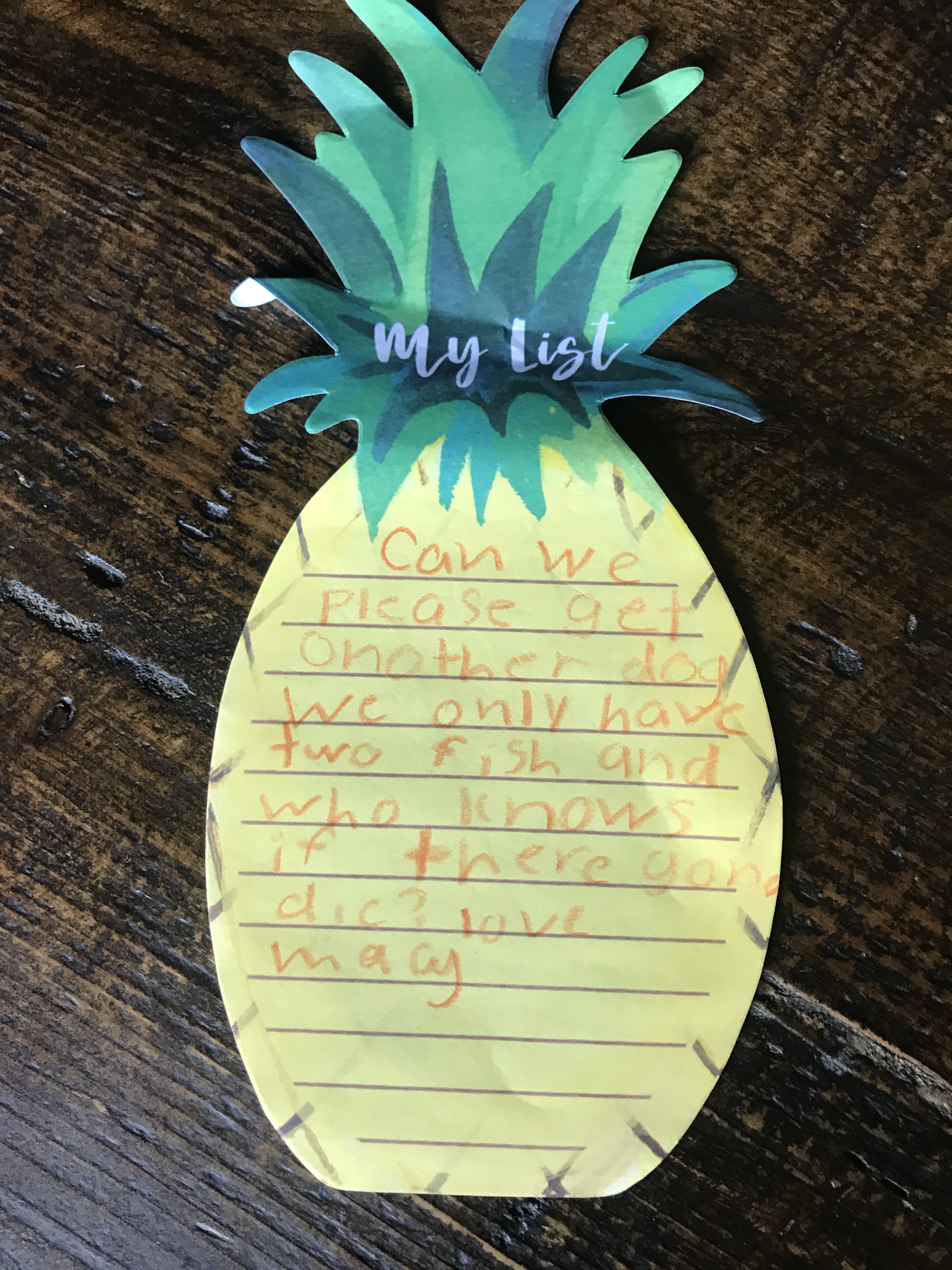 Note - Pineapple